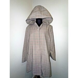 Pendleton Women's Hayden Plaid Removable Hood Lined‎ Jacket Size Medium Petite